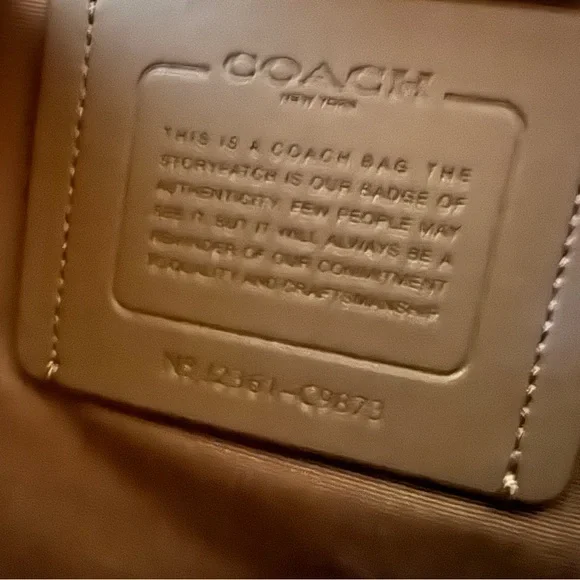 Coach Signature Brown and Black Briefcase - Picture 5 of 6